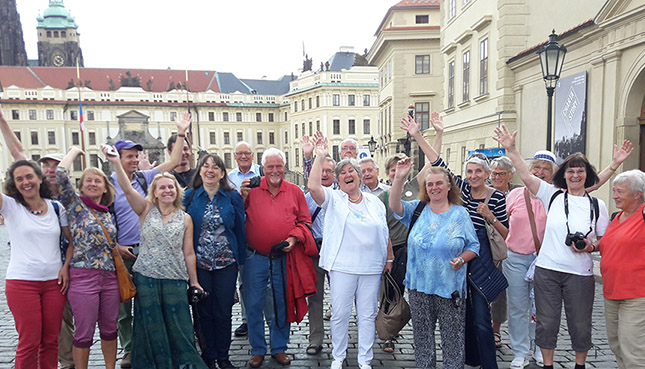 Gruppenbild das KSC-Chores in Prag